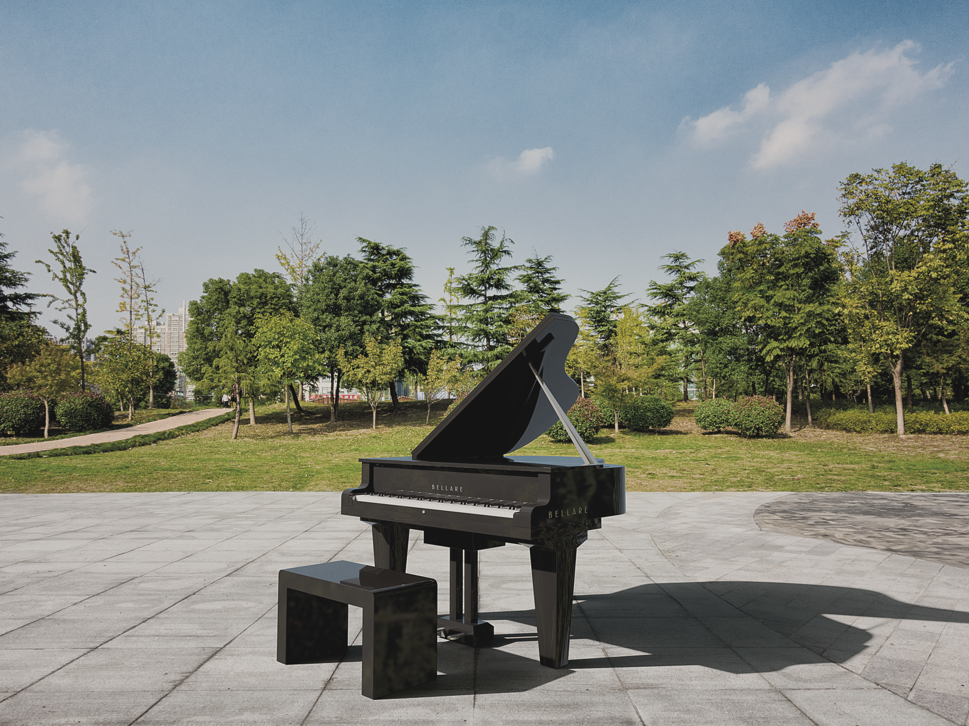 🌿 Ekologia i innowacja – fortepian zasilany energią słoneczną